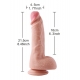 Naughty Cock 8.6" Premium Silicone Realistic Suction Cup Dildo
