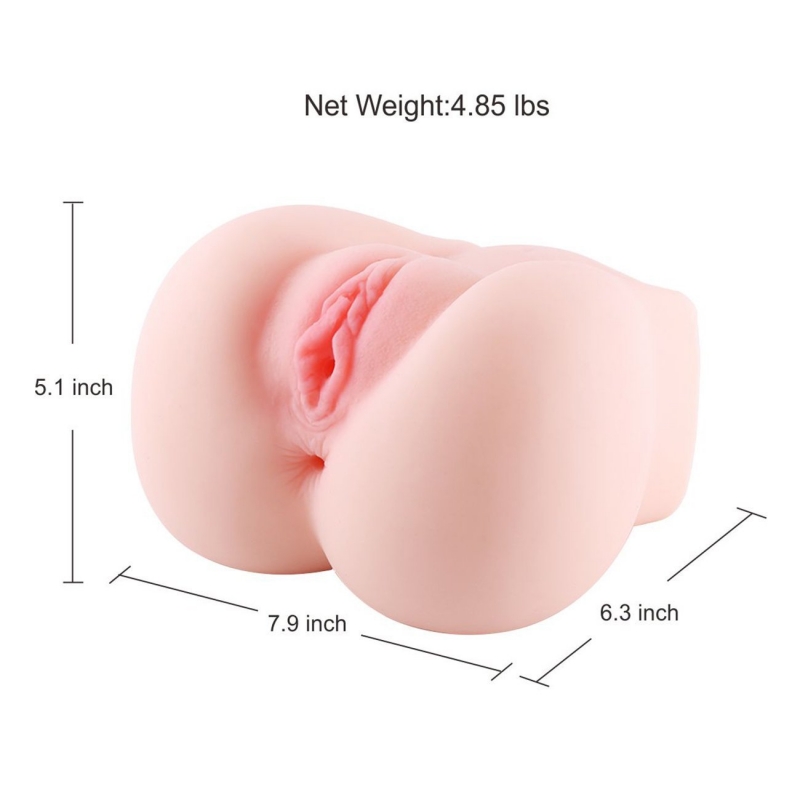 3D Realistic Vagina Anus Butt Male Masturbator for Men Masturbation.