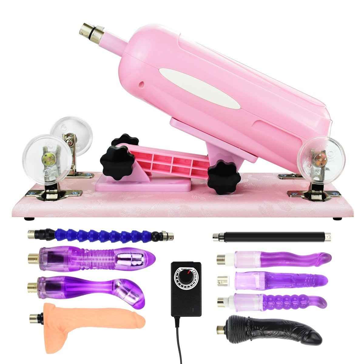 Pink Sex Machine Adjustable And Portable NEW Masturbation