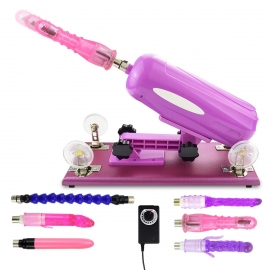 Purple Masturbation Machine Gun for Sex,Controlled Speed with 300 Times per Minute