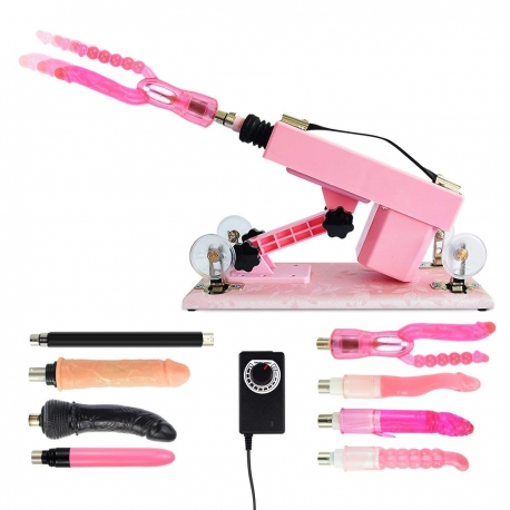 Automatic LoveSex Machine - Sex Machine Multi-Speed Adjustable Thrusting Machine Gun with Attachments Toys