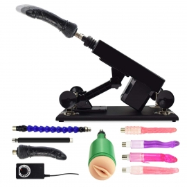 Thrusting & Pumping Device with 8 Attachments,Sex Toys for Men and Women