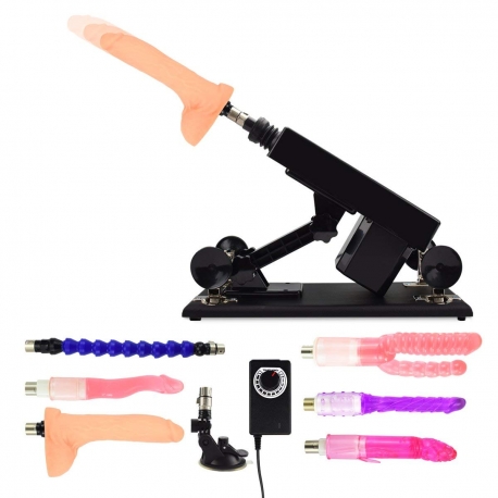 Automatic LoveSex Machine Multi-speed Adjustable Thrusting Machine Gun With Attachments Toys