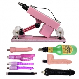 Adjustable Speed Automatic Love Sex Machine-Pink