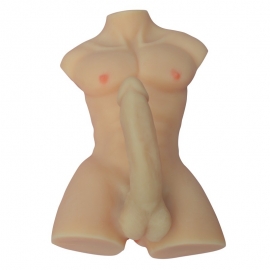 Bambole del sesso di masturbazione del pene maschio di simulazione 3D