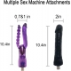 Huge Black Dildo Attachment for Sex Machine Dildo Machine Female Masturbation