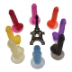 Jelly blue realistic dildo with suction cup