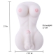 Lady Boy Sex Doll with Penis and Breast - White