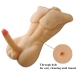 Full Solid Silicone Male Doll with Big Dildo